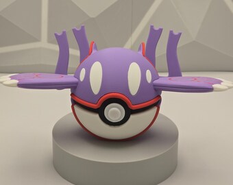 Figure Home Accent Pokeball Gaming Model 3D Printed Collectible Display Fan Art Geek Decor Nerd Room Gamer Setup Unique Gift