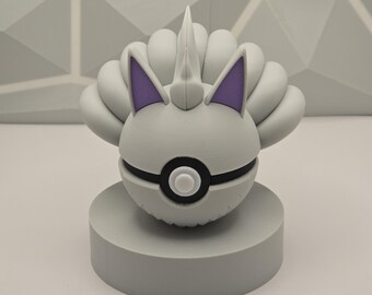 Decor Statement Model Pokeball Gaming Figure 3D Printed Collectible Display Fan Art Geek Decor Nerd Room Gamer Setup Unique Gift