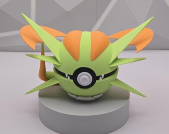 Figure Gift Setup Pokeball Model 3D Printed Collectible Display Decor Fan Art Geek Decor Nerd Room Gaming Room Unique Gift