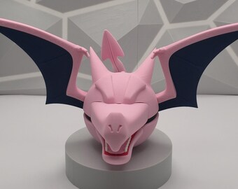 Interior Fan Art Decor Pokeball Gaming Figure 3D Printed Collectible Display Model Geek Decor Nerd Room Gamer Setup Unique Gift