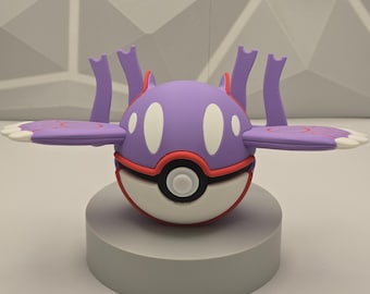 Figure Home Accent Pokeball Gaming Model 3D Printed Collectible Display Fan Art Geek Decor Nerd Room Gamer Setup Unique Gift