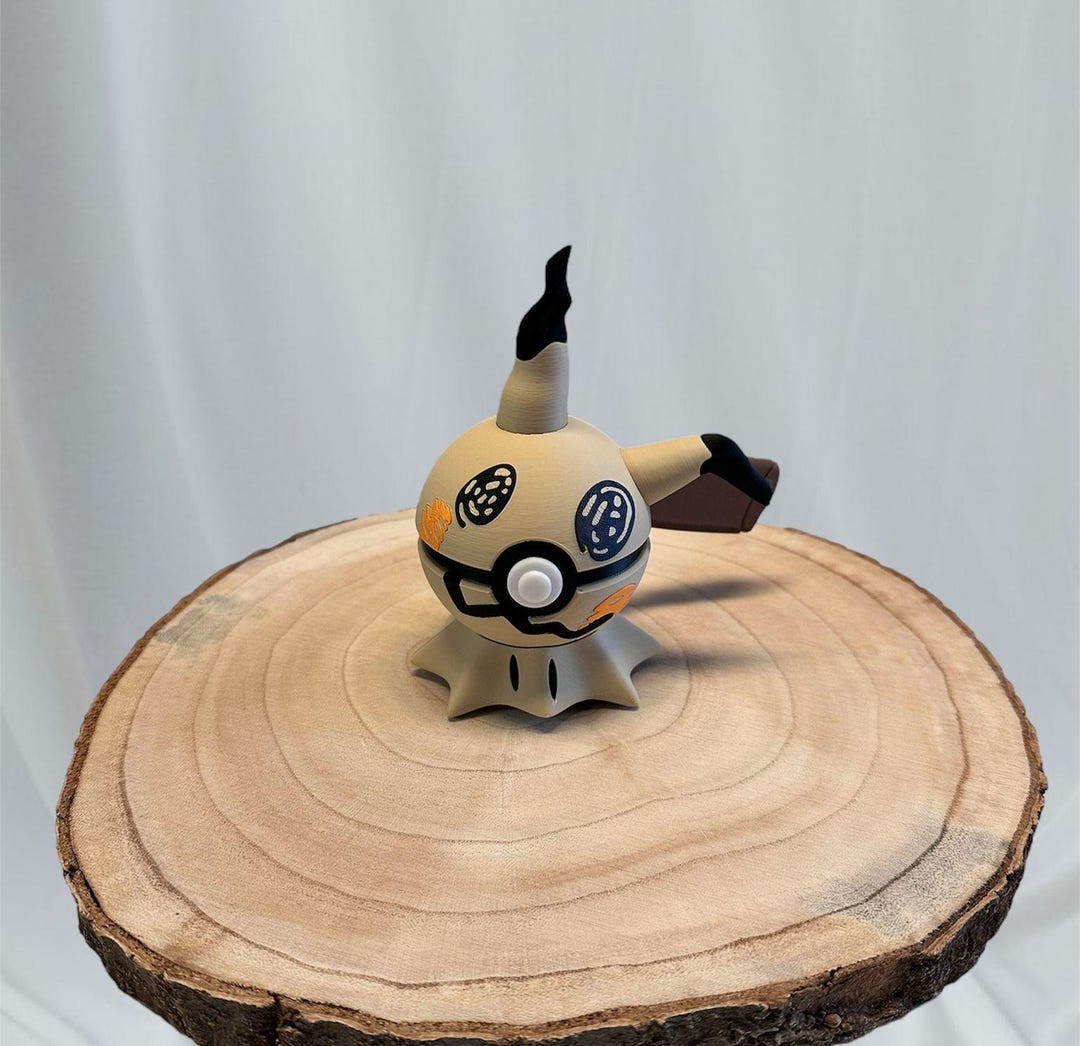Mimigma Mimikyu Monster Ball 3D Printed Perfect as a Gift for Man ...