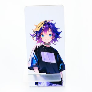 Anime Character Phone Stand: Manga Desk Decor - Handmade