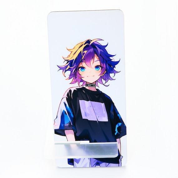 Anime Character Phone Stand: Manga Desk Decor Handmade