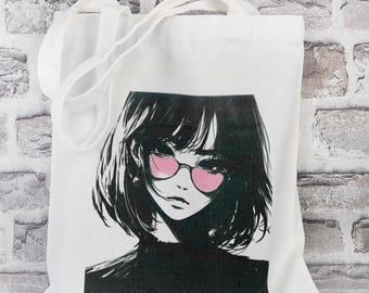 Junji Ito Tomie Canvas Tote Bag - Creepy Manga Art