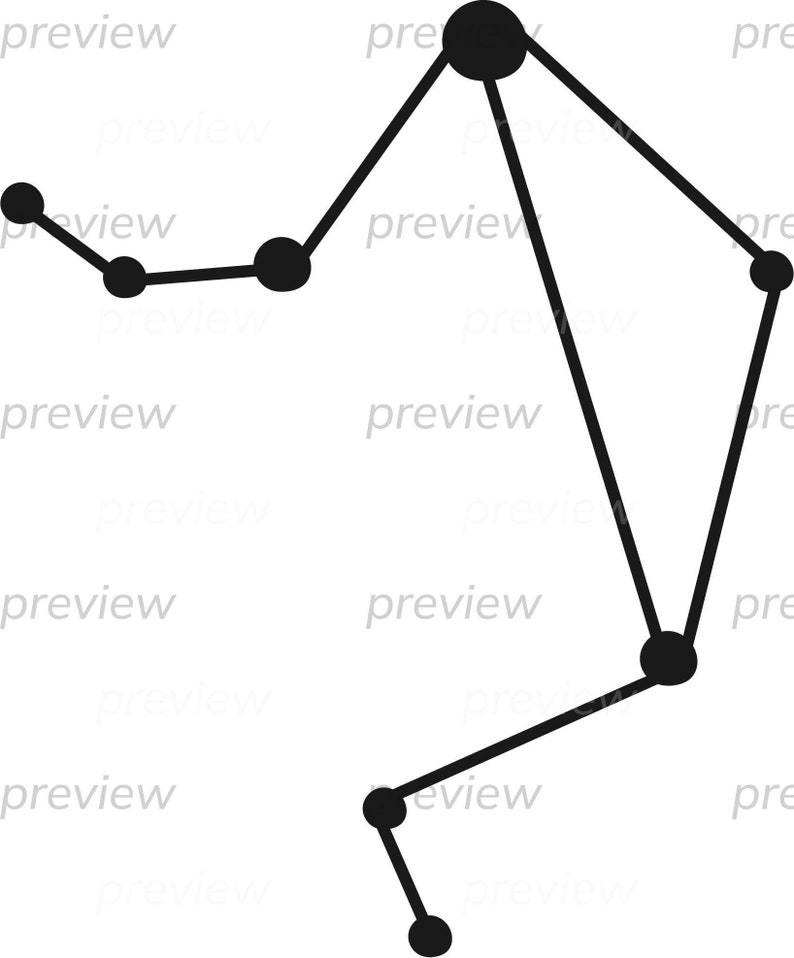 Zodiac Constellations Digital Art Print Instant Download Printable Wall ...