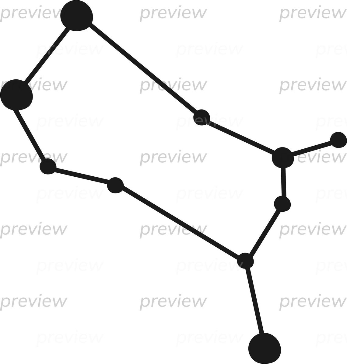 Zodiac Constellations Digital Art Print Instant Download Printable Wall ...