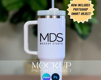 40 oz Tumbler Mockup, Blank 40 oz Tumbler Mock Up, Tumbler Product Mock, POD Tumbler Mockup, Print on Demand Sublimation Tumbler Mock
