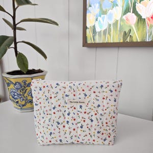 Quilted makeup bag | Cosmetic bag handmade