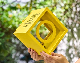 DIY Square Window Bird Feeder: Personalized Birdwatching Gift