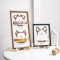 Dog Ears Memorial Collar Holder, Memorial Pet Collar Sign, Dog Memorial Plaque, Personalized Dog Loss Gift, Dog Memorial Sign, Wood Frame product logo
