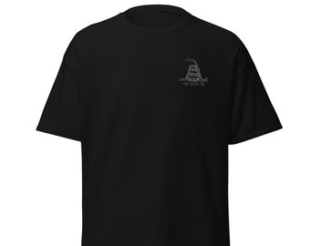 Don't Tread On Me - Hebrew Israeli Edition EMBROIDERED Unisex T-Shirt