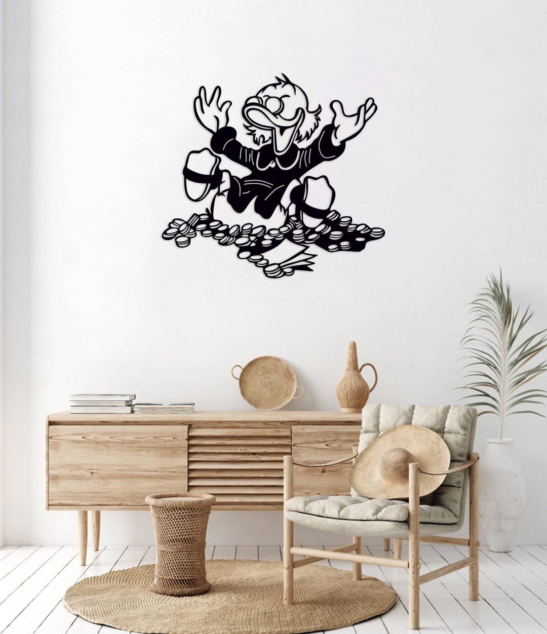 Donald Duck Laser Cut File: SVG DXF CNC Router Template (digital ...