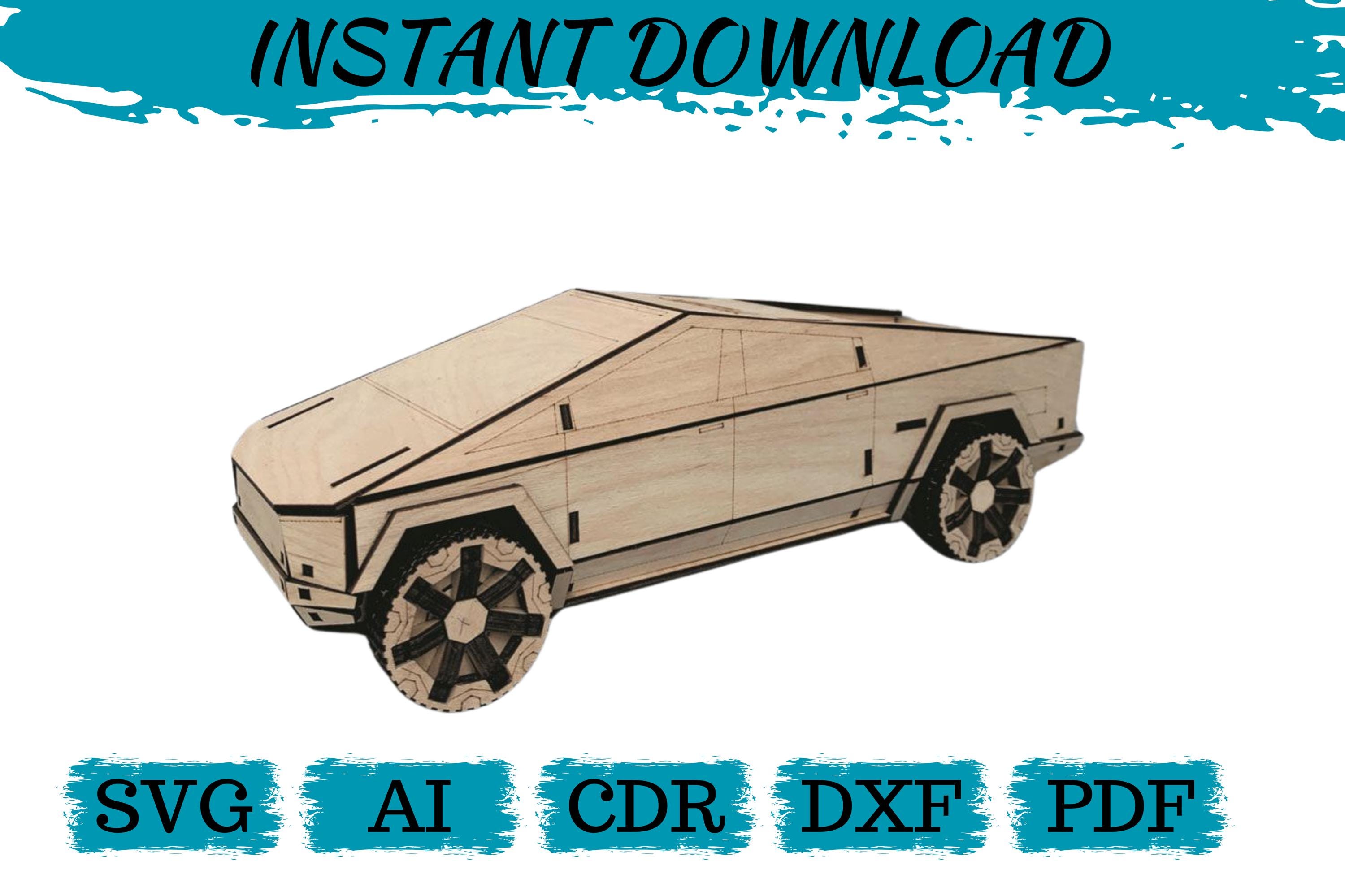 Cybertruck dxf Italia