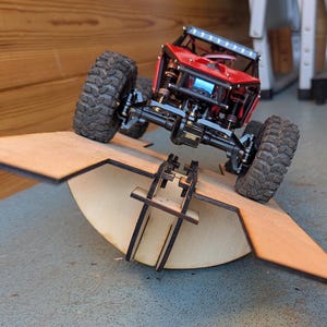 Laser Design Files RC Rock crawler Ball Seesaw 1/24 1/18th scale obstacle course Download