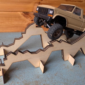 Archivos de diseño láser RC Rock crawler Rocks 1/24 Carrera de obstáculos a escala 1/18 Descargar