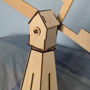 Laser Design Windmill Model 1/87 Scale HO Gauge Model Train Scenery ...