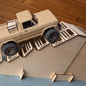 File di progettazione laser RC Rock crawler Mountain 1/24 Percorso ad ostacoli in scala 1/18 Scarica