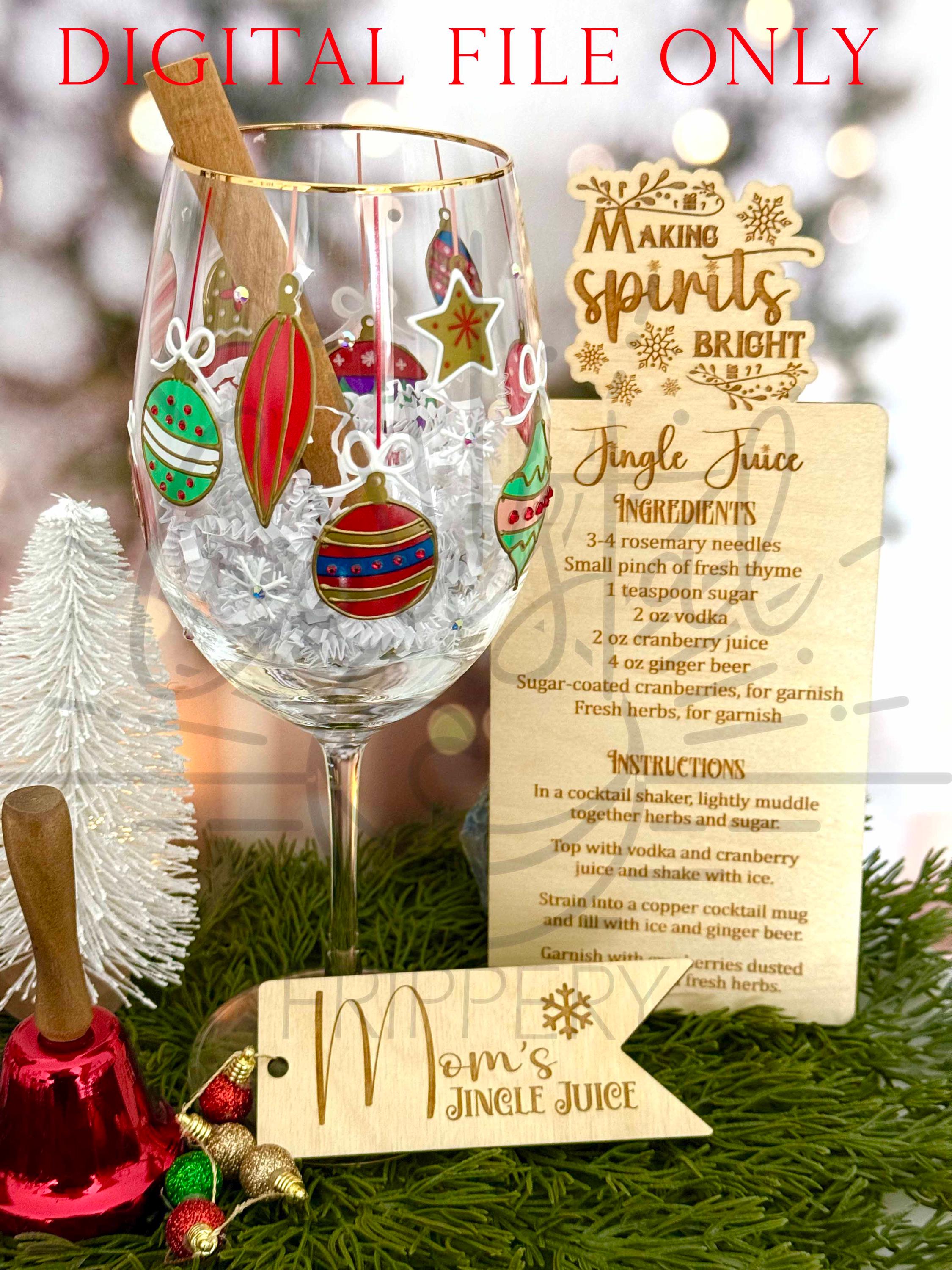 Champagne Punch Christmas Jingle Juice Jingle Juice Recipe Card