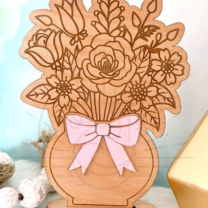 Flowers Shelf Sitter - All Occasion Flowers Shelf Sitter - Digital File ONLY