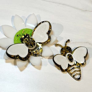 3D Flower and Bumble Bee Ornament Bundle - DIGITAL FILE ONLY