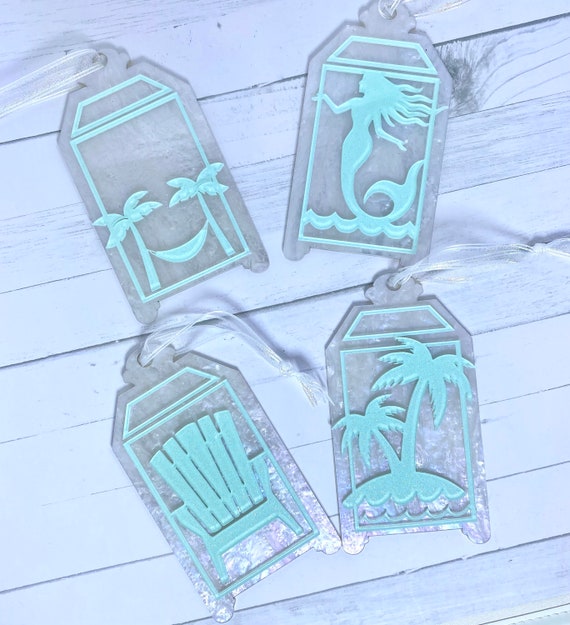 Beach Christmas Ornaments Coastal Christmas Ornaments | Etsy