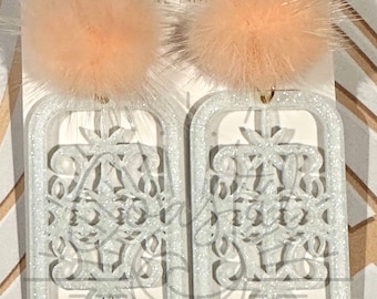 Royal Rectangle Drops Earring File - DIGITAL FILE ONLY - 3 Sizes Included