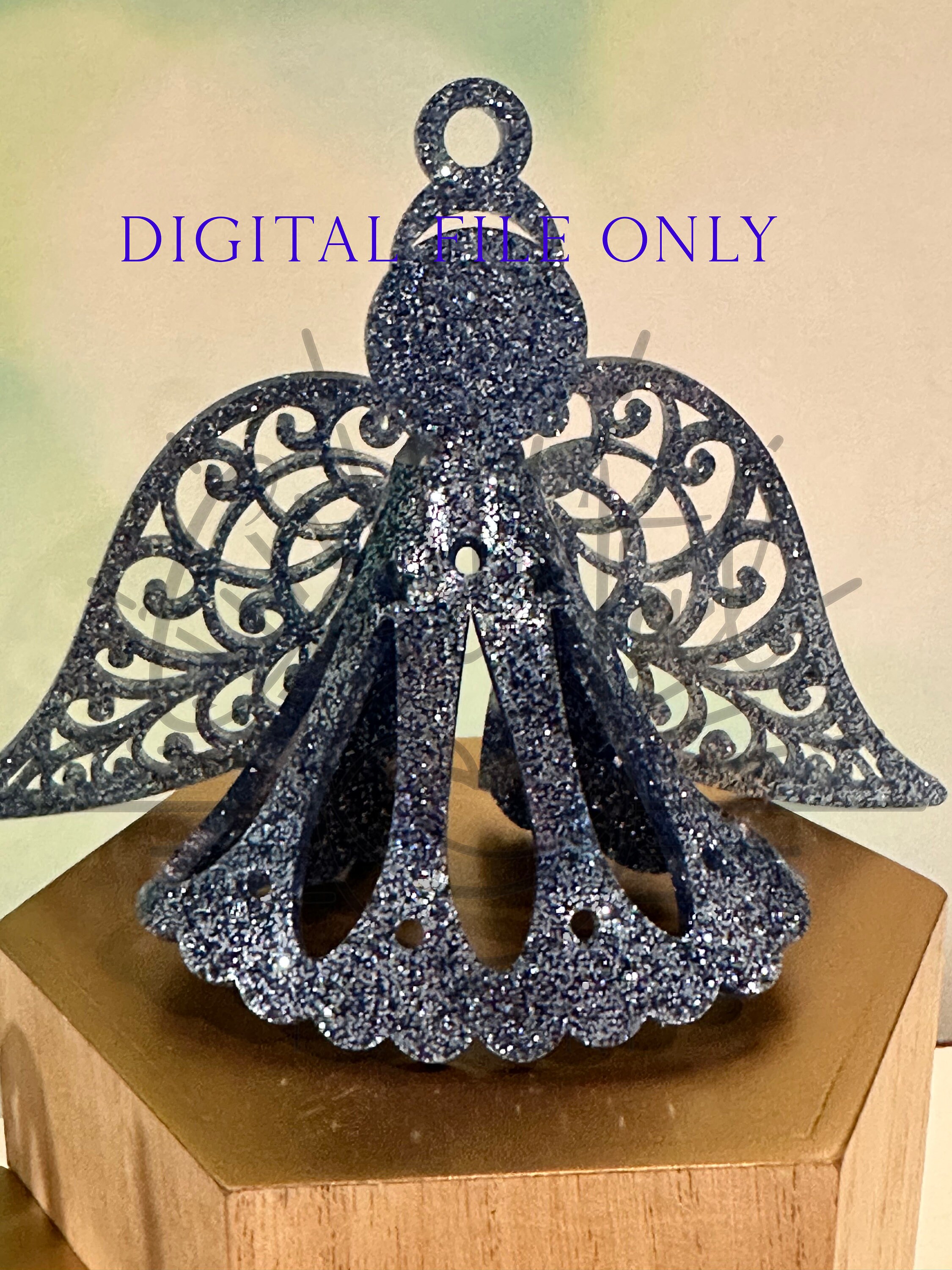 3D Angel Ornament File DIGITAL FILE ONLY - Angel 2 - Etsy