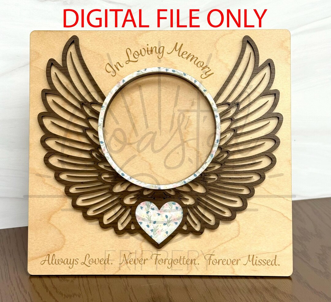Memorial Picture Frame - in Memory of Picture Frame - Digital File ONLY ...