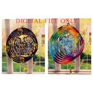 Butterfly Spinner Bundle - Acrylic Wind Spinner - DIGITAL FILE ONLY