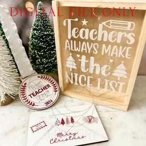 Teacher Gift Box Tag Award Bundle - Teacher Bundle - Teacher Gift Box Bundle - Digital File ONLY