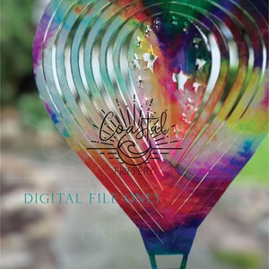 DIGITAL FILE ONLY Heißluftballon Spinner und Ornament Bundle
