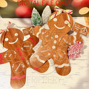 Gingerbread House Tray - Gingerbread House Board - SVG File - Digital File ONLY