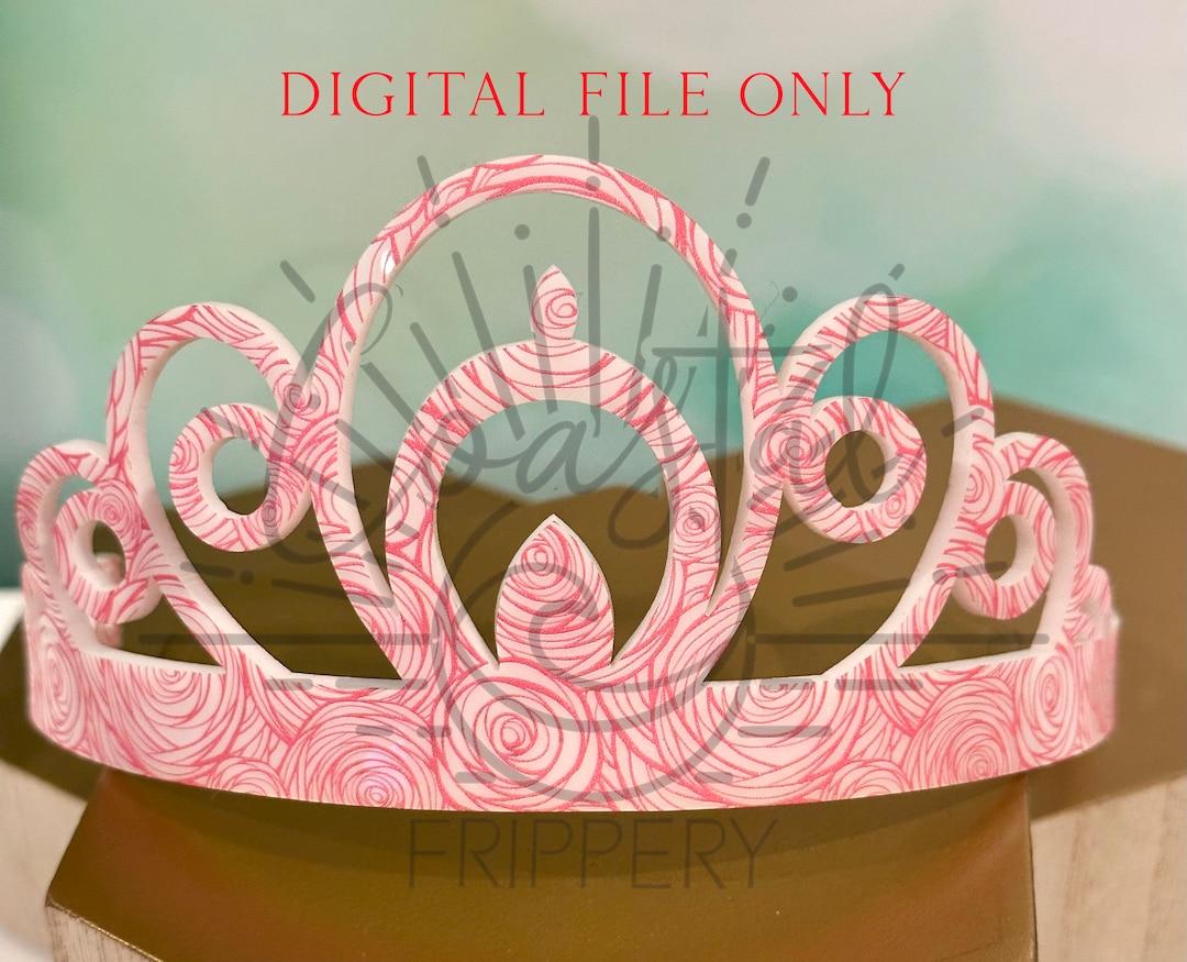 ADULT Traditional Tiara - DIGITAL FILE Only - Etsy