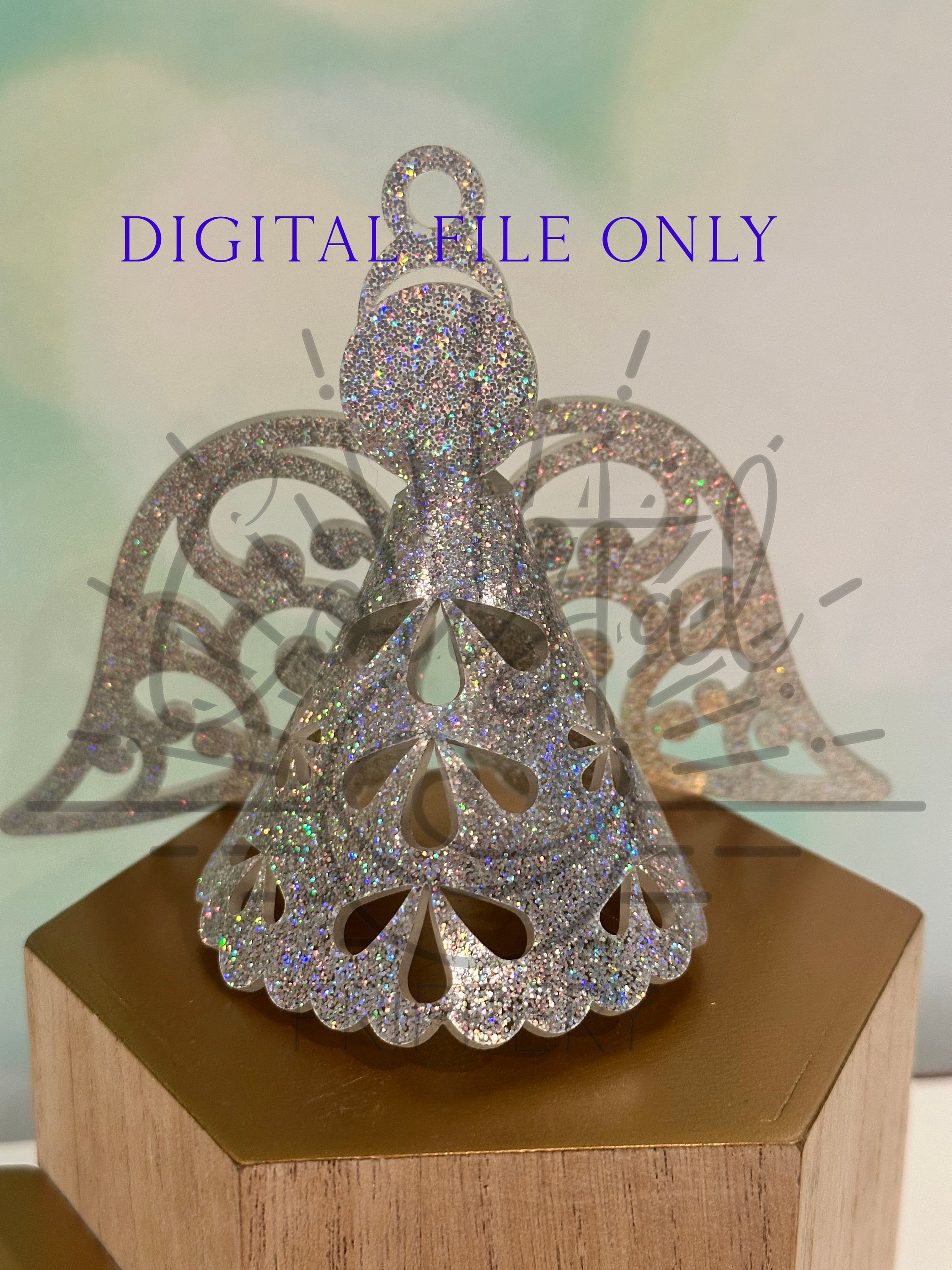 3D Angel Ornament File DIGITAL FILE ONLY - Angel 1 - Etsy