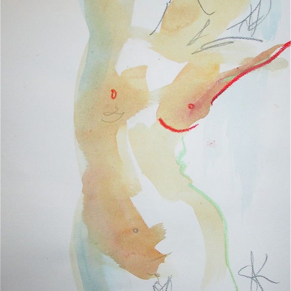 One minute pose 74.7  by Gretchen Kelly