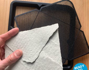 Handmade Envelope Deckle and Mold Paper Making Kit | Tool for Papermaking | Mold and Deckle for DIY Romantic Gifts and Wedding Invitation