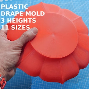 Moldes de pétalos para cerámica / 33 alturas y diámetros, moldes de drapeado para arcilla / Tamaños personalizados, herramienta para cerámica, regalo para entusiastas de la cerámica