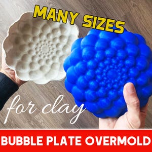Ceramic Mandala Plate Overmold | Drape Mold for Clay | Original Pottery Form | Free Size Customization | Gift for Pottery Enthusiast