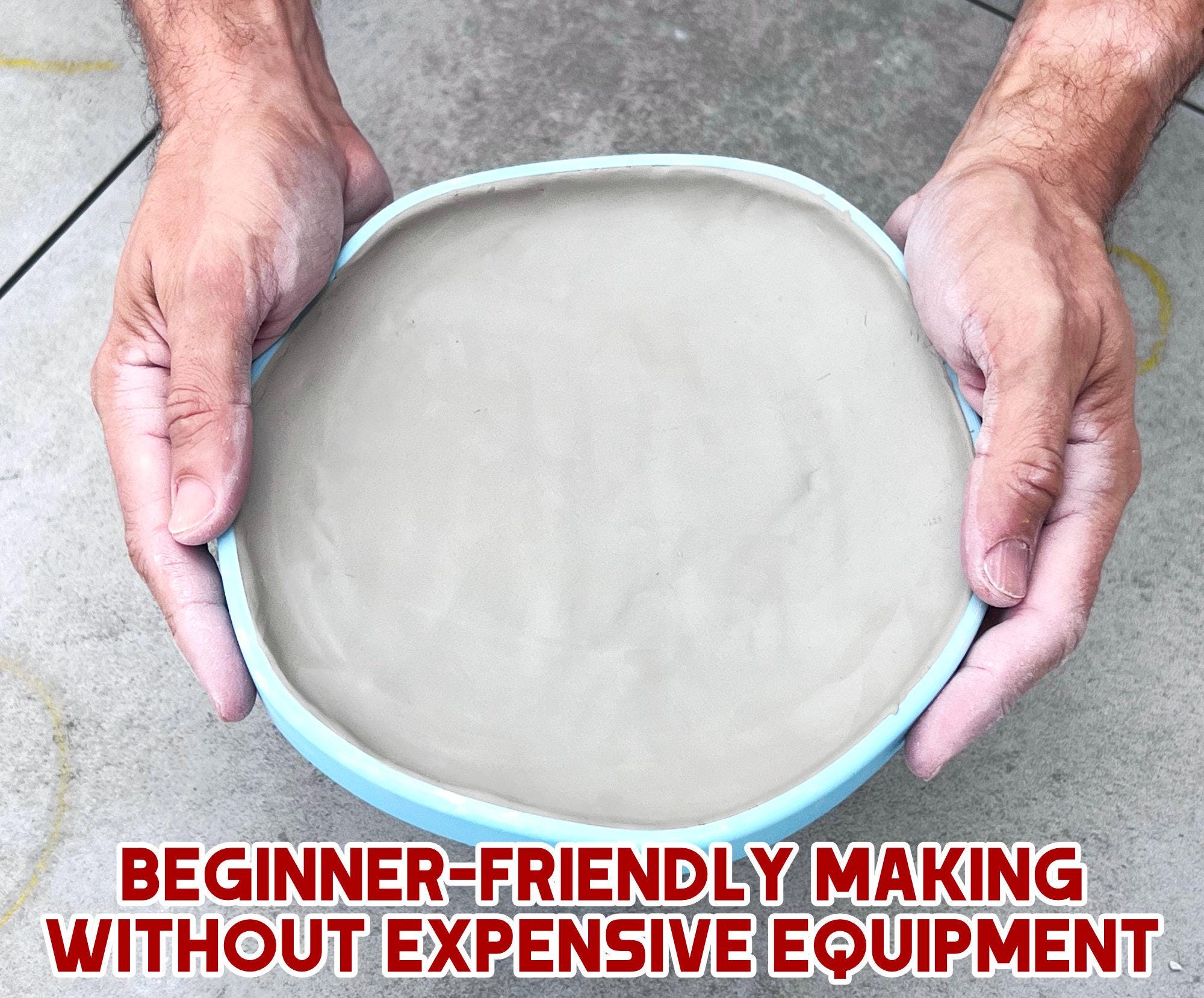 Organic Plate Slump Mold | Plate Mold | Wabi-sabi Plate, Unique