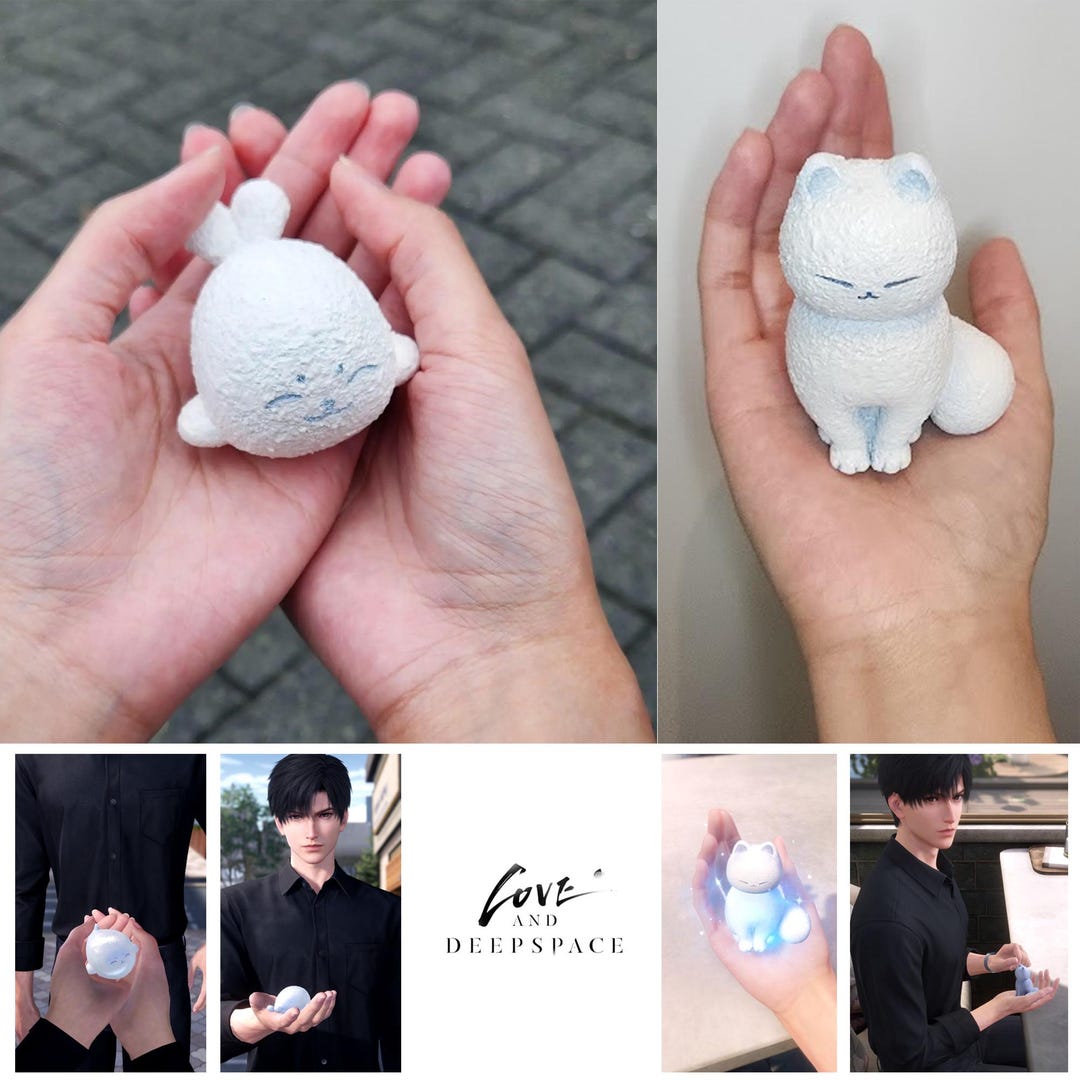 Love and Deepspace Fan-made Merch: Zayne Happy Snow Seal and Snow