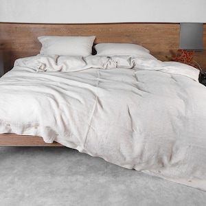 Stonewashed Linen Blanket Cover: Luxury Organic Flax Bedding