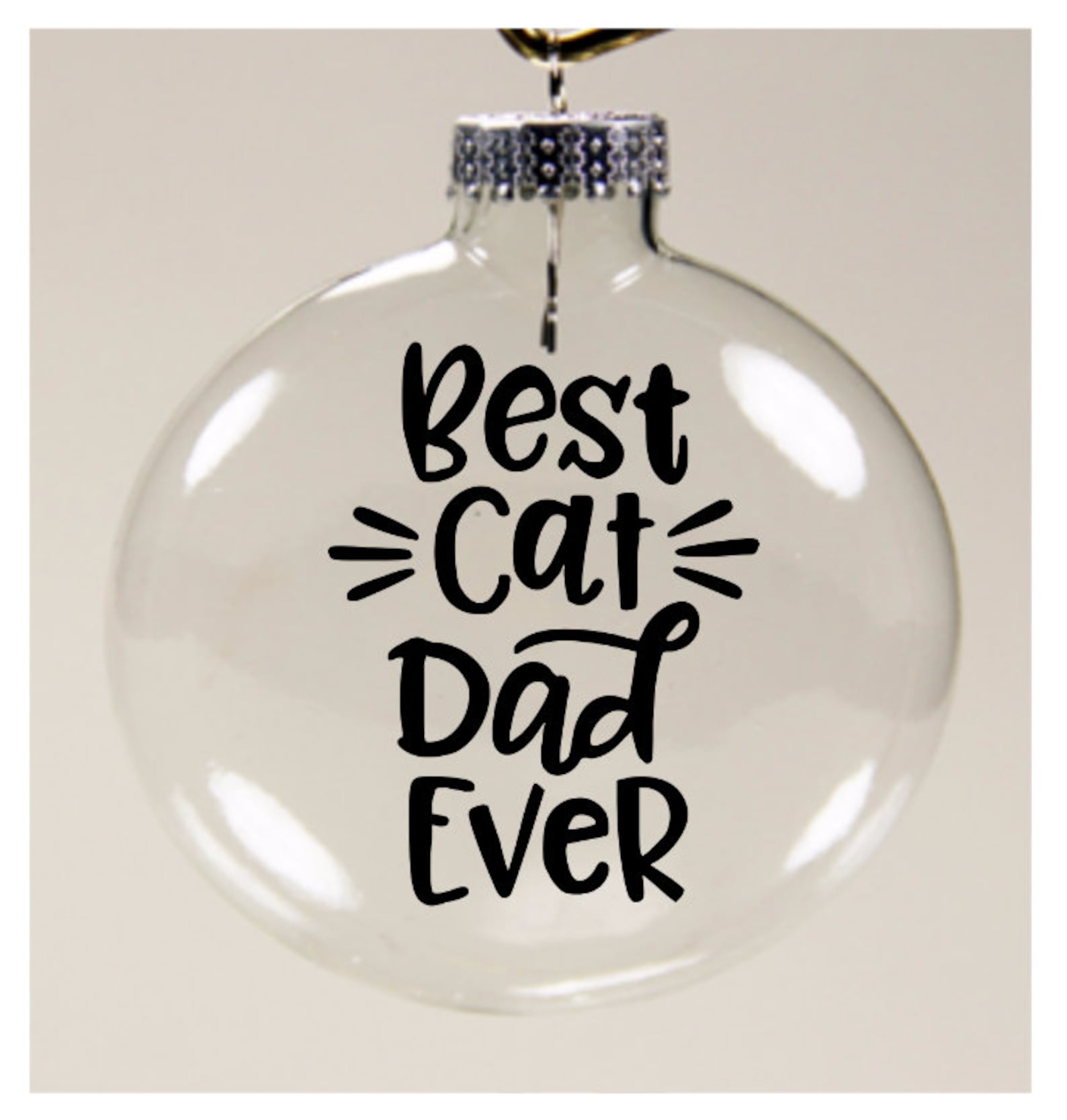 Best Cat Dad Ever Ornament