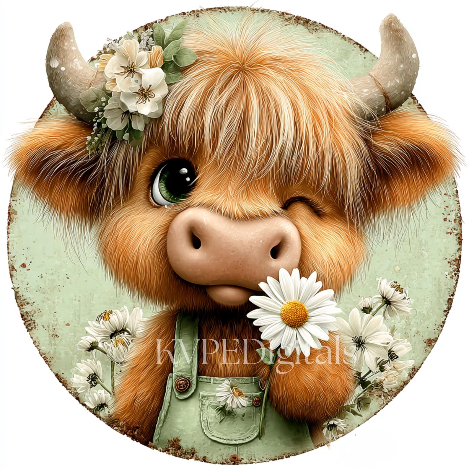 Spring Cow Drawings Spring Highland Cow Clipart, 19 PNG-JPG Cute Spring Baby Cow ...