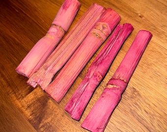 Organic Hibiscus Bamboo Stick Chews (5-Pack)