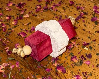 Juguete masticable para mascotas pequeñas con forma de flor y piedra pómez