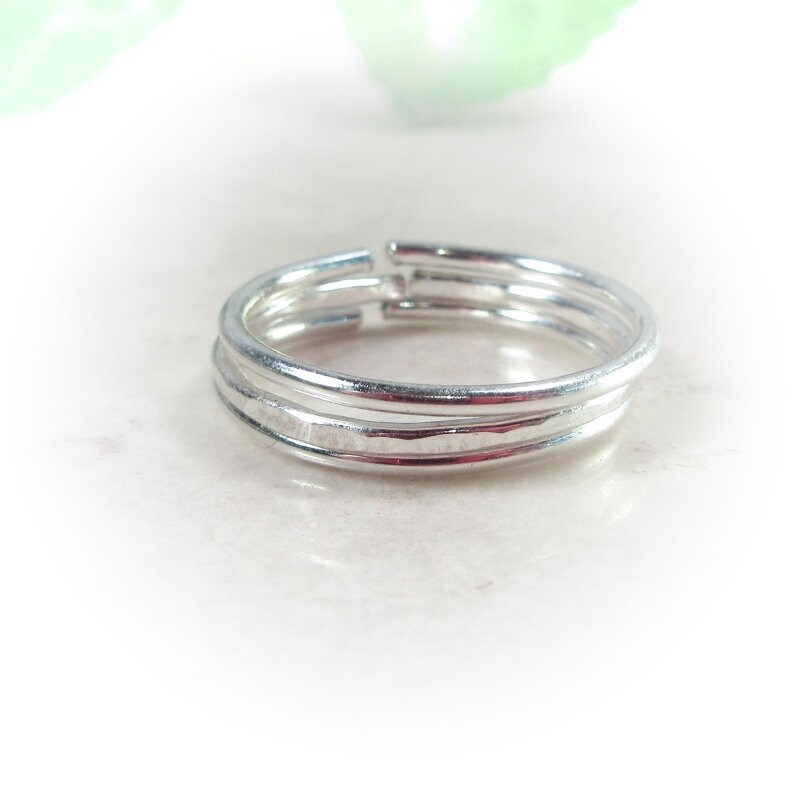 etsy sterling silver toe rings