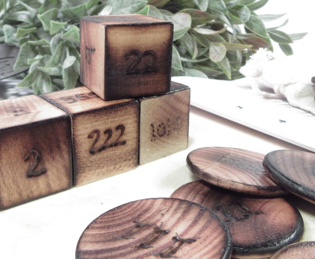 Numbers Rune Set Choose Rounds or Dice - Etsy