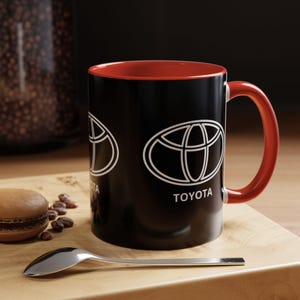 Toyota Coffee Mug, Gift for Father&#39;s Day, Vintage Car Lovers, Toyota Coffee Mug for Mom,Gift for Toyota lover, for boyfriend, Toyota Mug