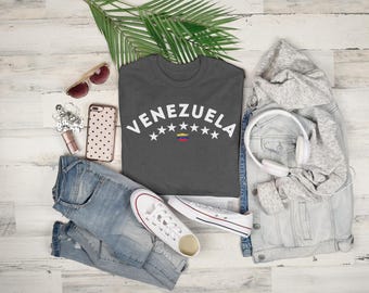 VENEZUELA TEE SHIRT, Patriotic T Shirt, Venezuelan Pride Tee, Handmade T Shirt Premium Venezuela Hasta El Final, T Shirt Gift For Venezuelan